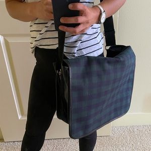 Final sale - Plaid messenger bag